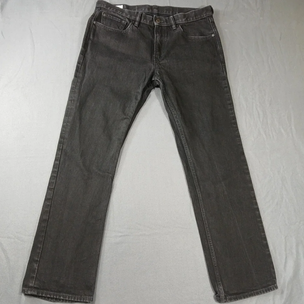 Banana Republic Slim Jeans Mens 34x30 Black Stretch‎ Denim Pants